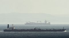 Image: Cargo ships in the English Channel