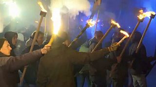 Kiev, manifestano i nazionalisti. Il "Battaglione Azov" diventa un partito