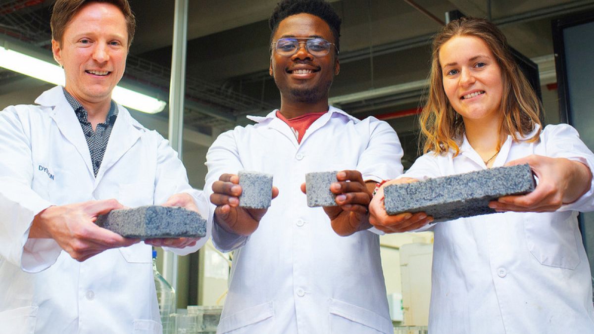 World's first brick made of urine requires a lot of it