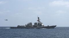 US-Kriegsschiff erneut mit Raketen beschossen