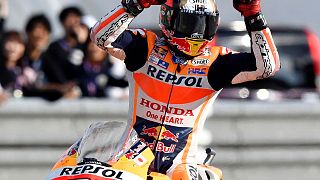 Marquez wins third MotoGP world title as Ogier celebrates fourth straight rally crown