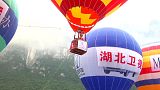 برگزاری جشنواره بالون های هوای گرم در مرکز چین