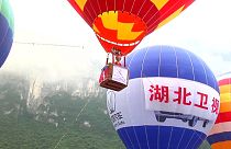 Heißluftballonfestival in China
