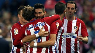 L'Atlético Madrid marque 7 buts et prend la tête de la Liga