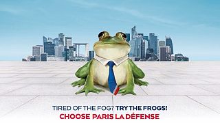 Paris'ten Londra'ya 'kurbağalı' finans merkezi göndermesi