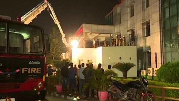Hindistan'da hastane yandı: 23 ölü Hindistan'da hastane yandı: 23 ölü