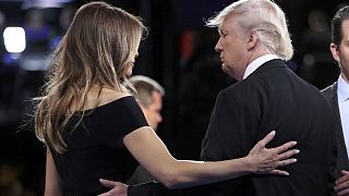 Melania defends husband's "boy talk", Trump repeats "rigged election" claim