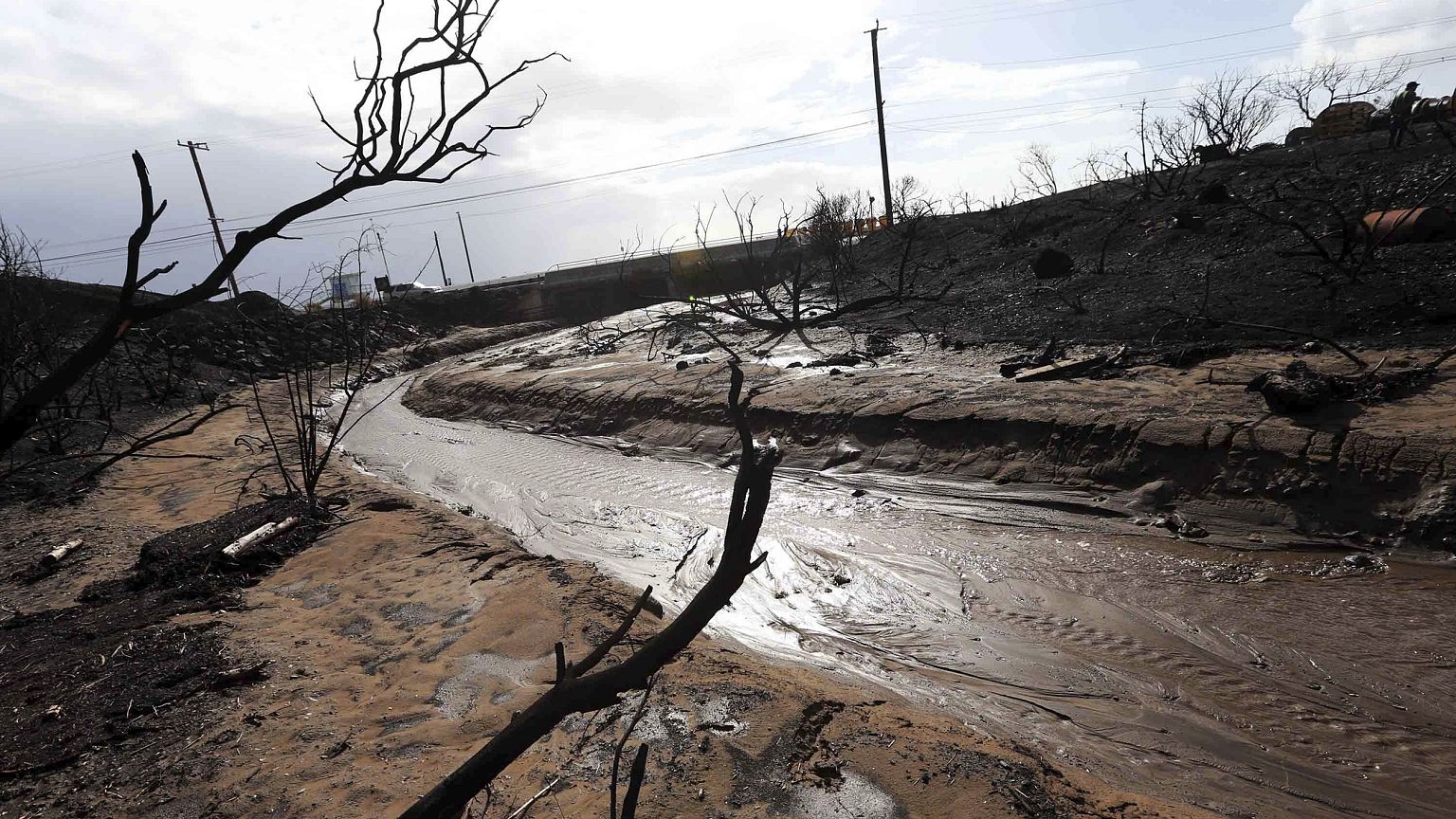 Image: Mud, Debris - Woolsey Fire