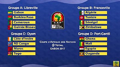 Final draw of AFCON 2017 ends in Gabon - All you need to know