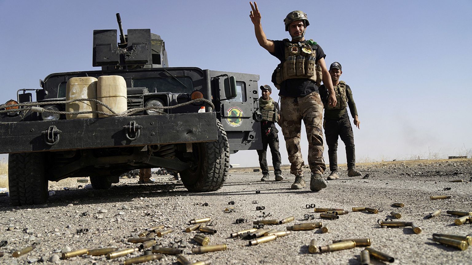 L'armée irakienne et les combattants kurdes grignotent du terrain vers Mossoul