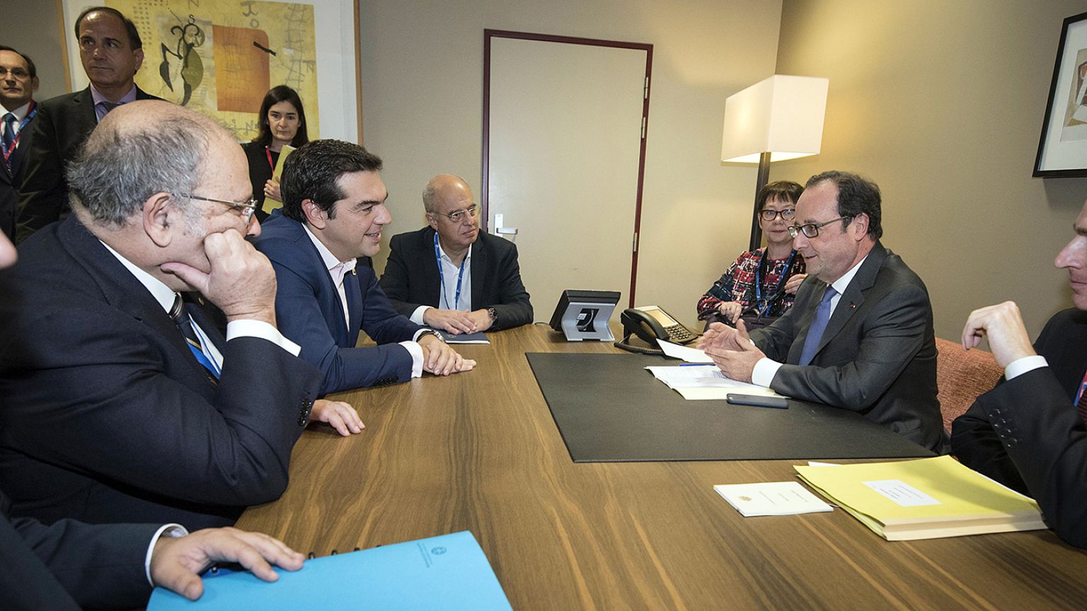 Συναντήσεις Τσίπρα  με Μέρκελ και Ολάντ στις Βρυξέλλες
