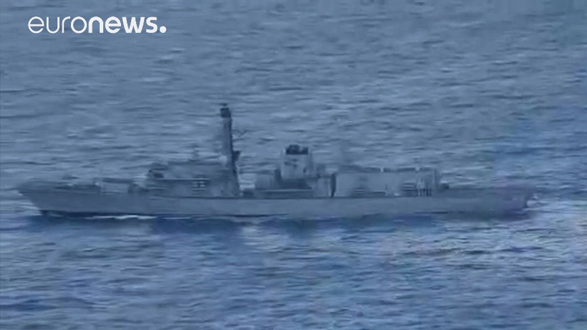 Barcos rusos atraviesan el Canal de la Mancha rumbo a Siria