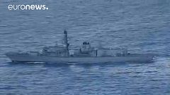 Barcos rusos atraviesan el Canal de la Mancha rumbo a Siria