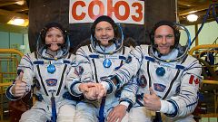 Weeks after scary mishap, Soyuz rocket to launch spaceflyers to space station