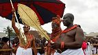 Congo: first edition of the festival of 'sapeurs' in the city of Pointe-Noire [no comment]