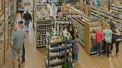 Image: When using Amazon Rekognition to analyze video, you can track people