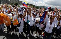 تظاهرات مخالفان دولت ونزوئلا در پایتخت
