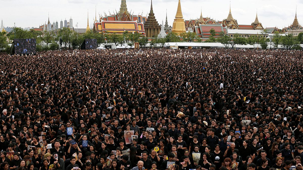 مراسم بزرگداشت پادشاه تایلند