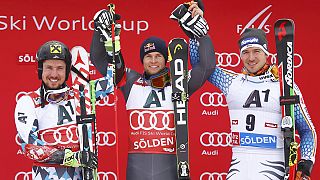 Alpine skiing: Pinturault wins World Cup season opener in Soelden