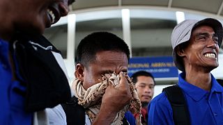 Les 26 otages asiatiques libérés par des pirates somaliens sont arrivés au Kenya