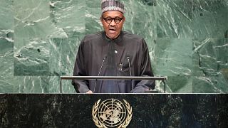 Image: Nigerian President Muhammadu Buhari addresses the United Nations Gen