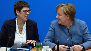 Image: German Chancellor and leader of the Christian Democratic Union Angel