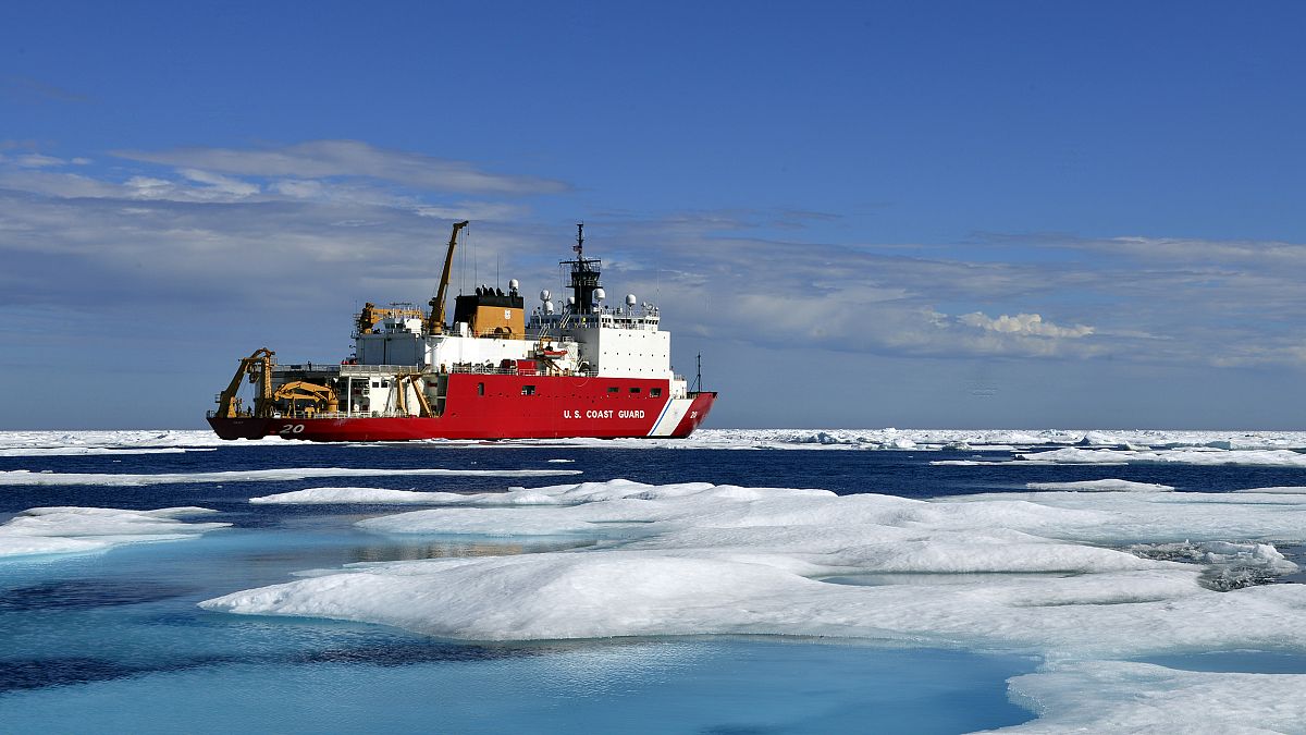 Coast Guard Cutter Healy deployed in support of Operation Arctic Shield 201