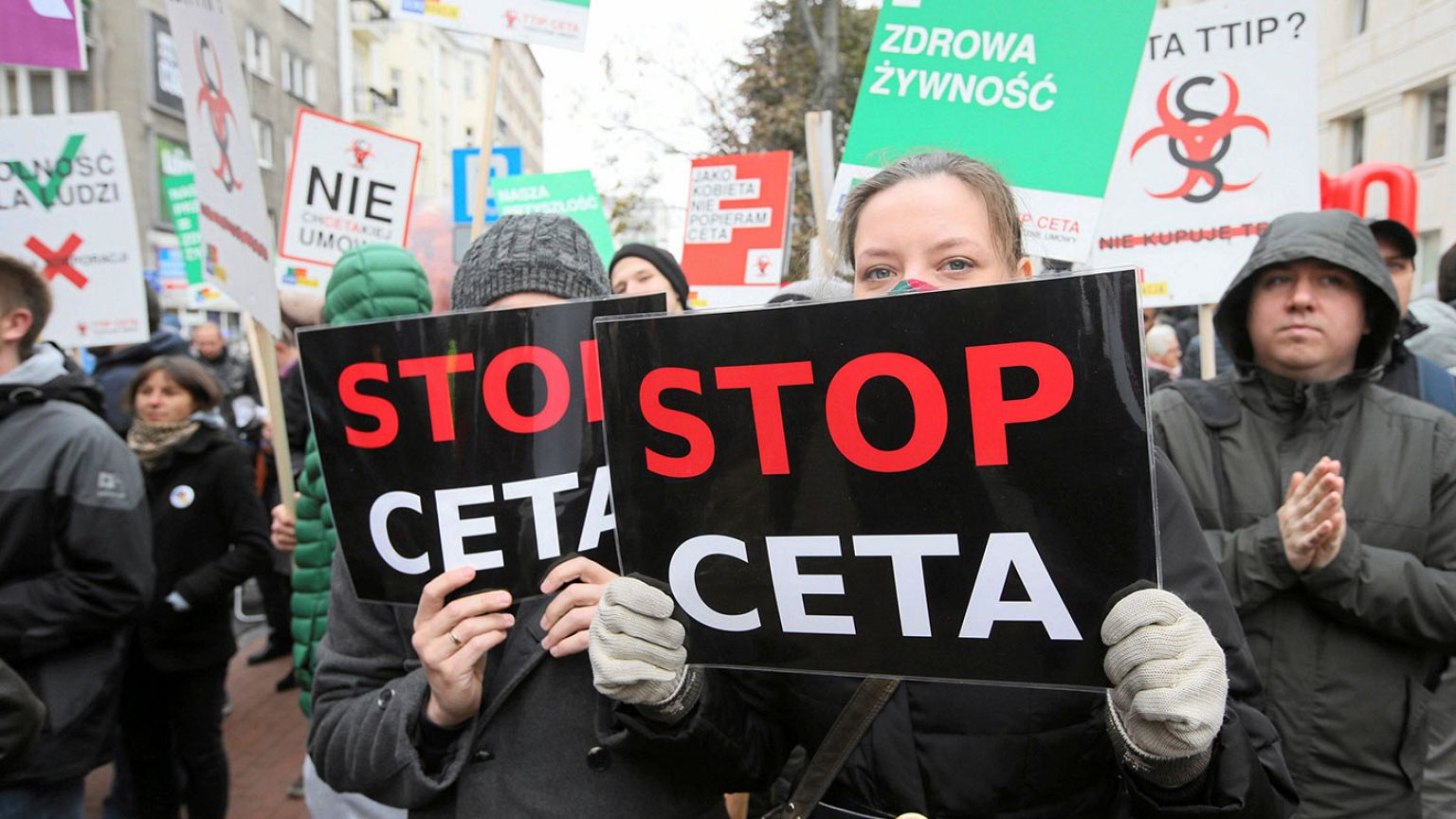 Bélgica no puede firmar el CETA