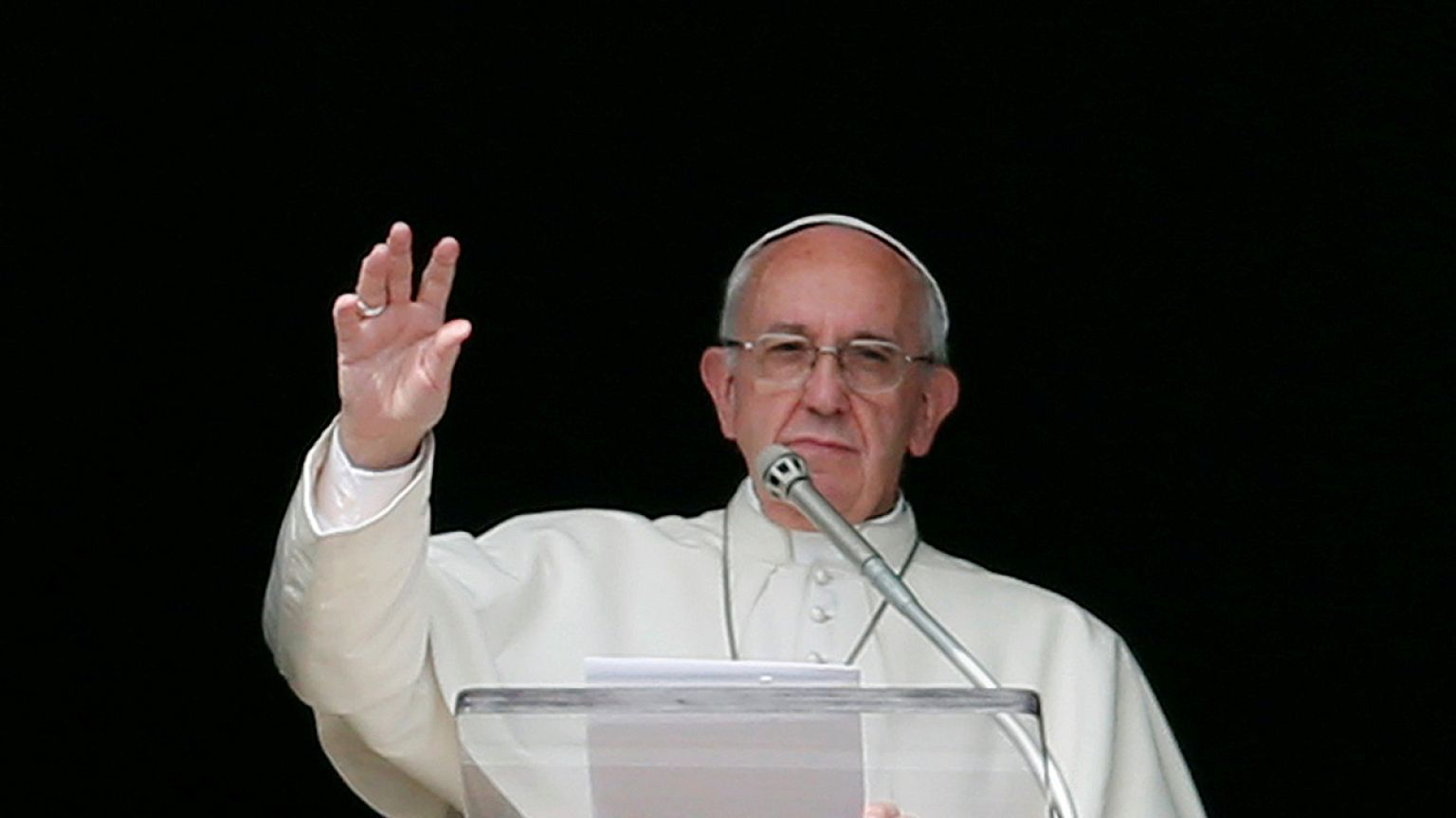 El papa Franciso recibe al presidente de Venezuela Maduro en audiencia privada