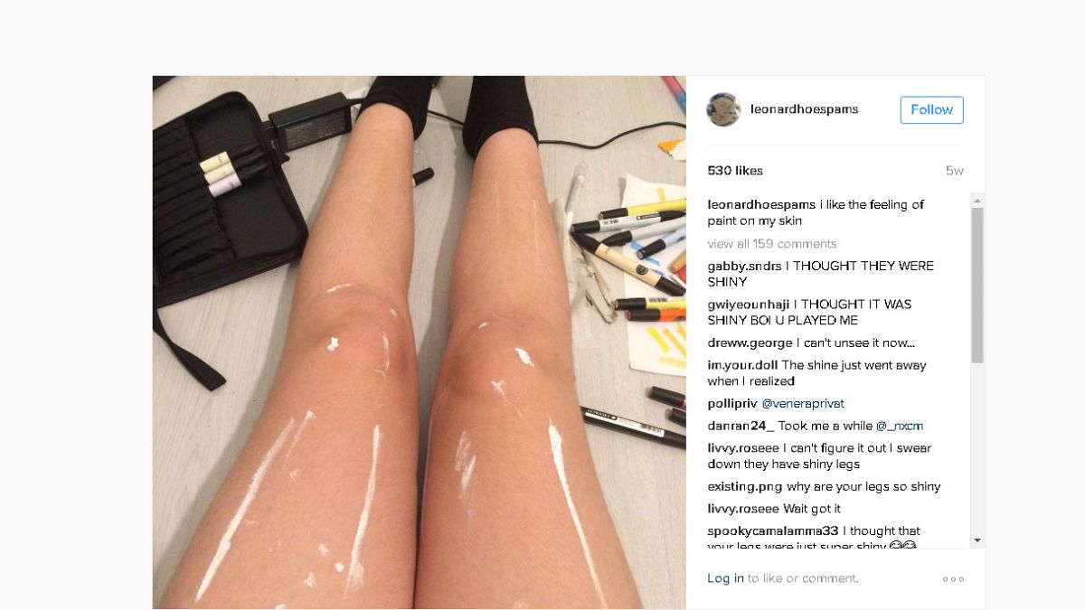 Polish or Paint: 'The Legs' optical illusion sends Twitter into a frenzy
