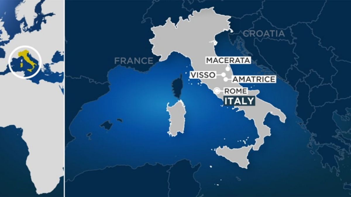 Földrengés Közép-Olaszországban