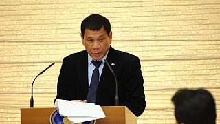 Rodrigo Duterte en visite au Japon