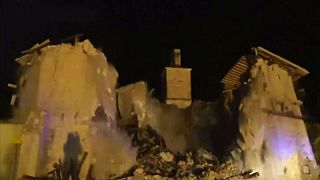 Video: 15th-century Italian church collapses during earthquake