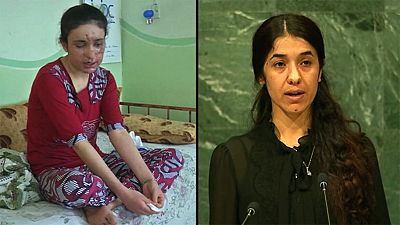 Dos yazidíes víctimas del grupo Estado Islámico ganan el premio Sájarov