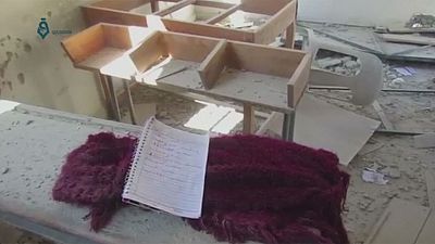 Cruce de acusaciones por el ataque a una escuela en Siria
