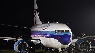 Mike Pence's plane slides off runway in New York