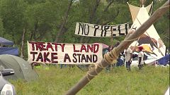 Proteste gegen Pipeline: US-Polizei geht gegen Indianerstämme vor