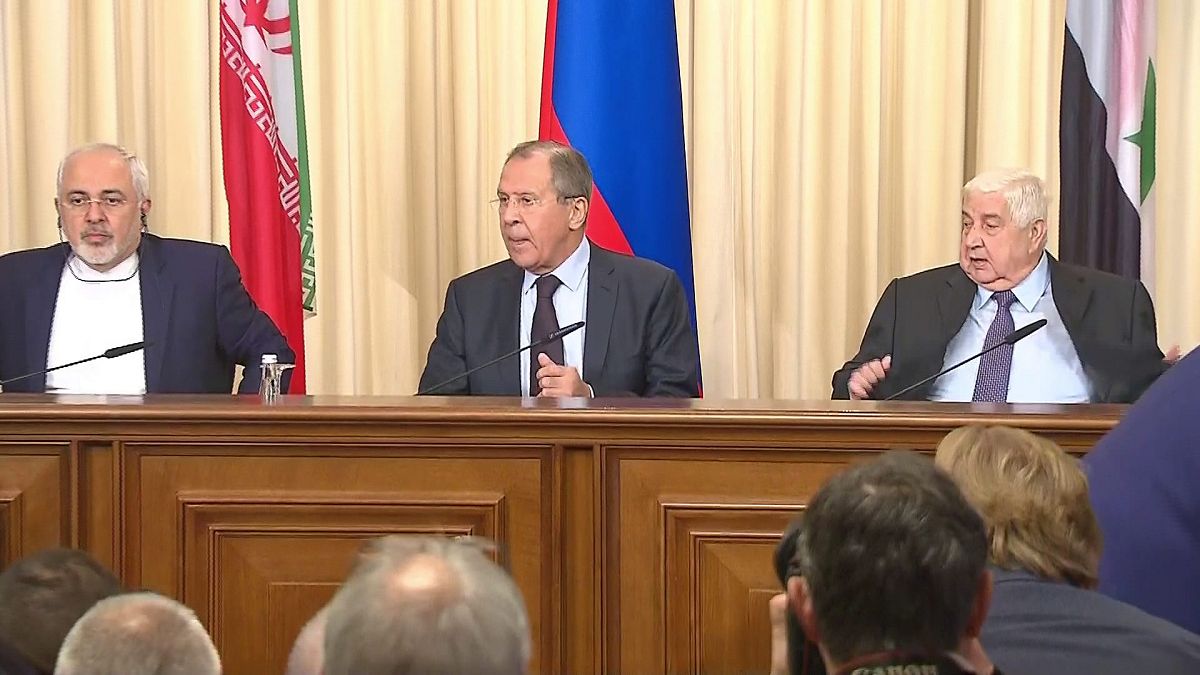 دیدار سه جانبه وزرای خارجه روسیه، ایران و سوریه در مسکو