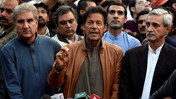 Korruptionsskandal in Pakistan: Imran Khan plant Protestmarsch Korruptionsskandal in Pakistan: Imran Khan plant Protestmarsch