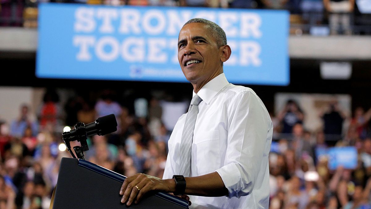 Выборы в США: Обама агитирует за Клинтон во Флориде