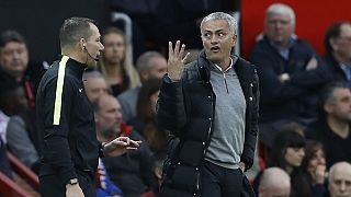 Mourinho sent off as United draw at home, Arsenal and Man City win