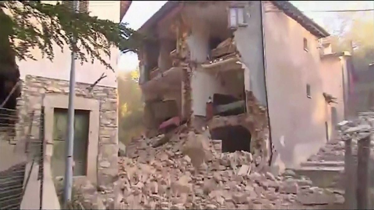 Norcia a legújabb földrengés után