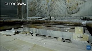 Original rock of tomb of Jesus revealed