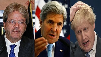 US, UK & Italian FMs meet Libyan PM over 'political and economic crisis'