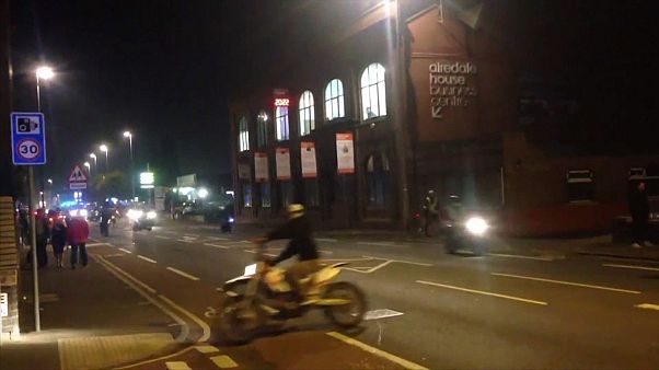 Halloween: moteros siembran el caos en Leeds Halloween: moteros siembran el caos en Leeds
