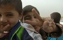 Huyendo de los combates en Mosul