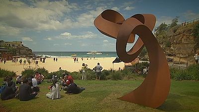 Australian sculpture show draws global artists to the beach