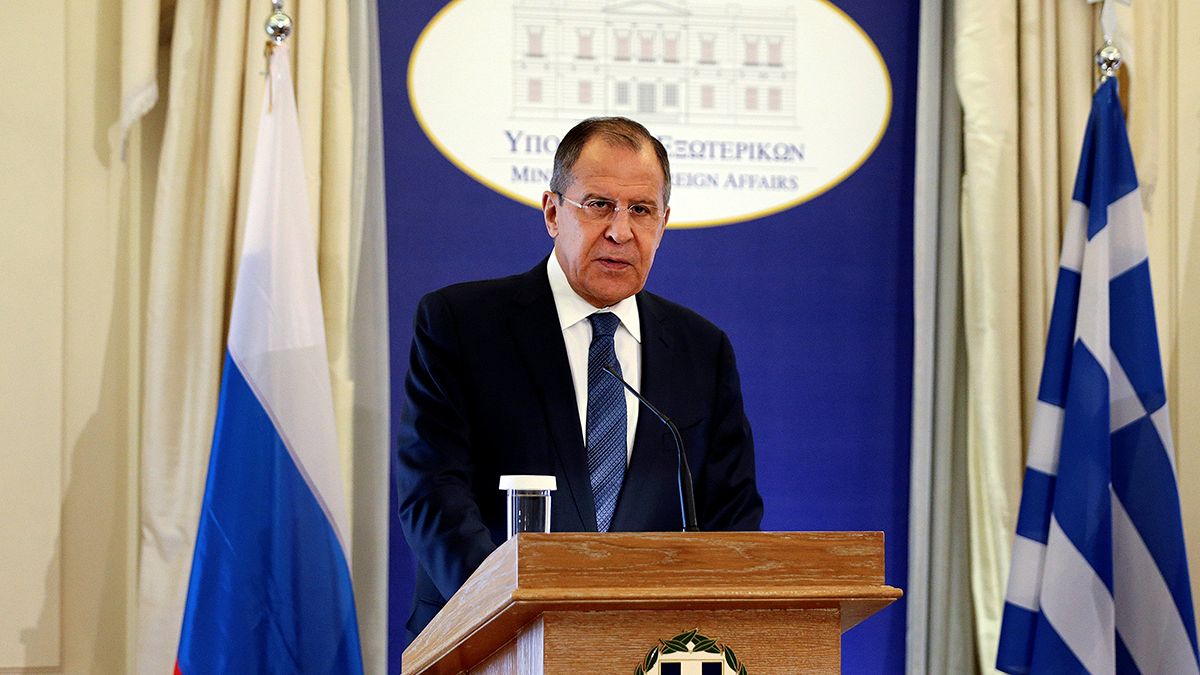 Rusya Dışişleri Bakanı Lavrov Atina'da