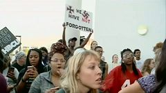 Students protest Ex-KKK leader's inclusion in US Senate debate