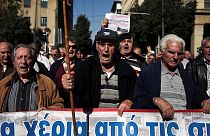 Elderly take to the streets in Greece over further pension cuts